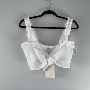 Sabo Skirt Morena Top in White Women Crop Top Size M